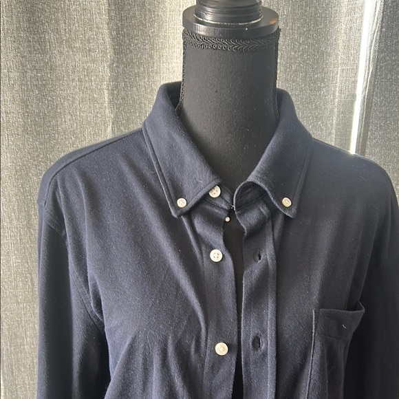 Banana Republic Blue Casual Button Down Shirt - Picture 3 of 5
